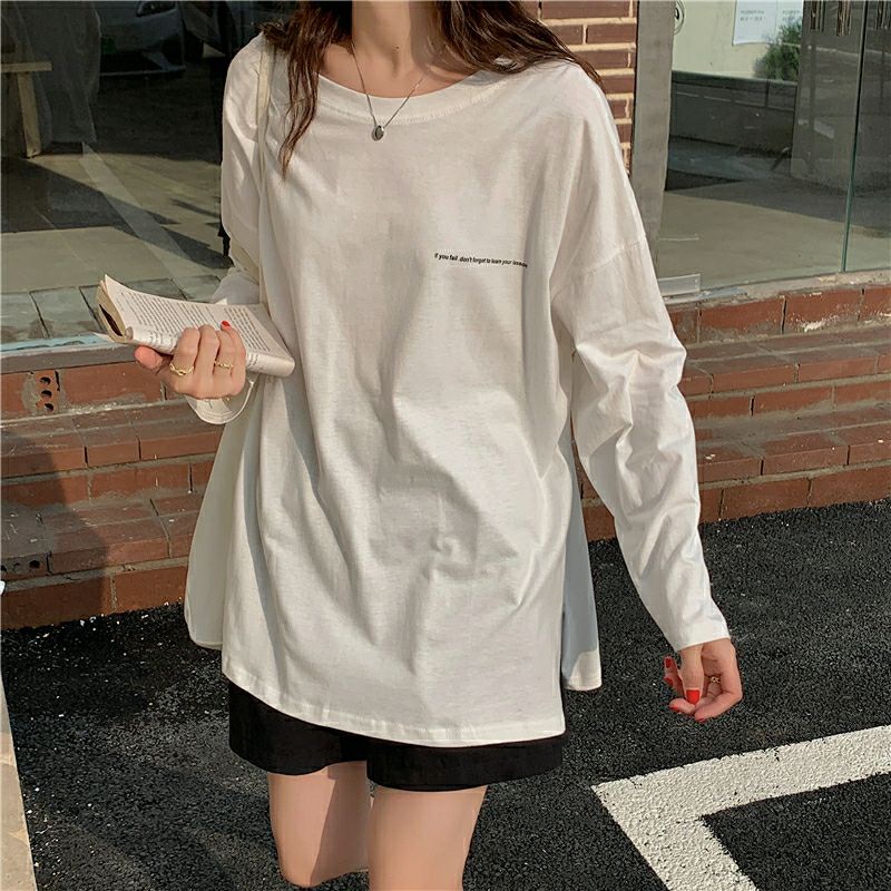 Áo thun dài tay nam nữ, áo phông dài tay unisex form rộng chất cotton dày đẹp in hình chữ xinh | BigBuy360 - bigbuy360.vn