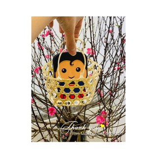 Giỏ tre làn tre hộp tre mã 0021