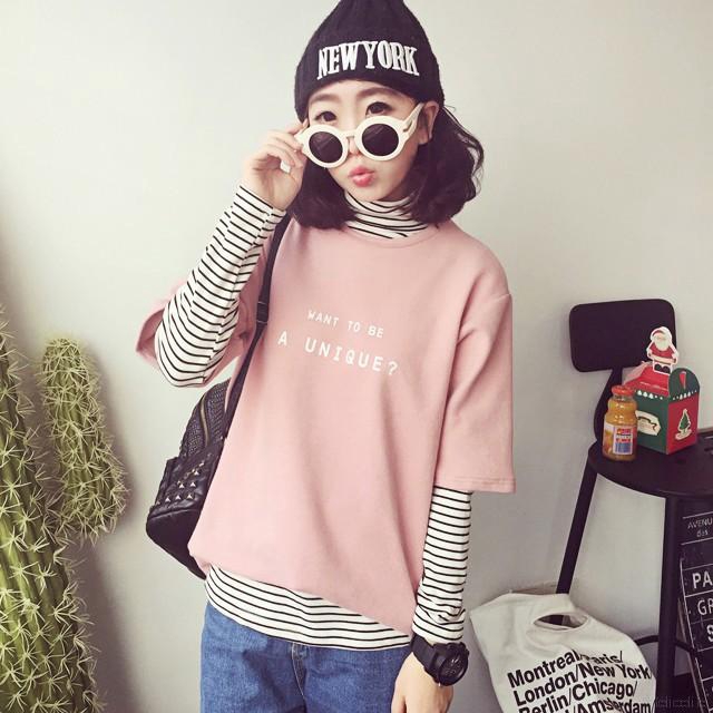 FREESHIP ĐƠN 99K_ Áo thun nữ tay ngắn in chữ trẻ trung thời trang Hàn Quốc