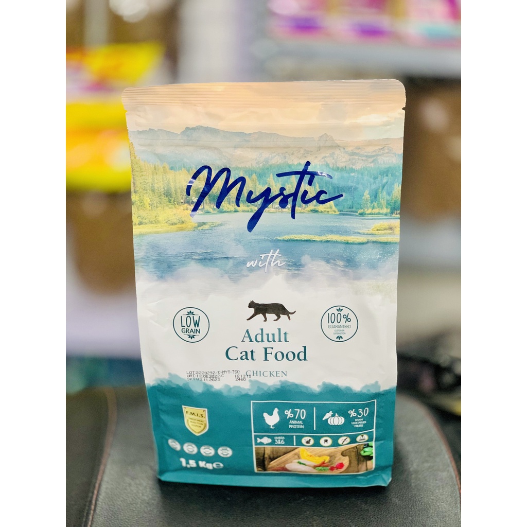 Hạt Mystic cho mèo trưởng thành - Các lựa chọn 1kg và 1,5kg