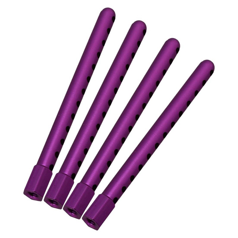 Set 8 phụ kiện cố định thân xe RC1:10 bằng hợp kim nhôm màu tím cho xe đua HSP 108037 &amp; 4 cái 102037