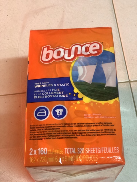 GIẤY THƠM BOUNCE QUẦN ÁO 4 IN 1 LỐC 2 x 160 TỜ CỦA MỸ