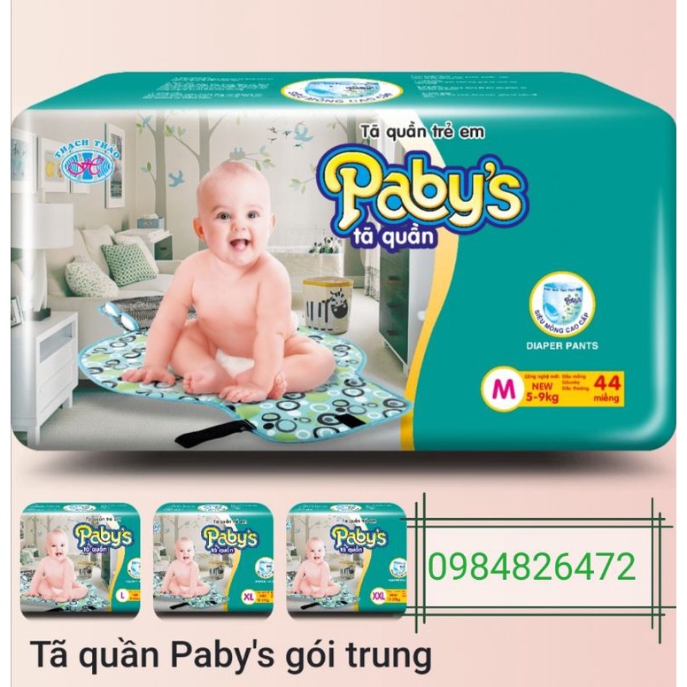 Bỉm quần Papy's thạch thảo size M88, L82, XL76, XXL72 miếng bộ 2 gói tiết kiệm