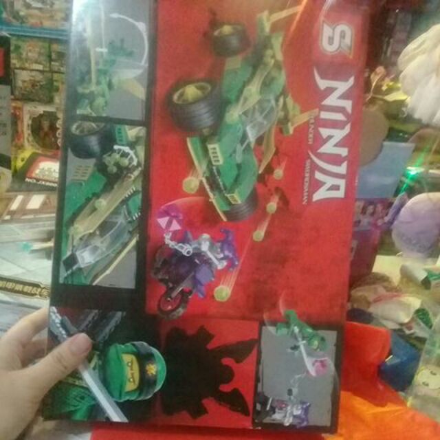 Lego Ninjago sy977.290 khối. Ninja xanh lá tấn công.