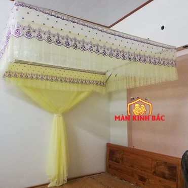 Màn khung ren lạnh chất đẹp đủ màu M6x2m