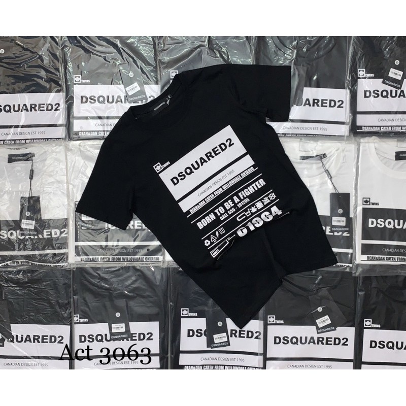 Áo phông nam, áo thể thao nam D S Q ô vuông, hàng có bigsize đến 85kg | BigBuy360 - bigbuy360.vn