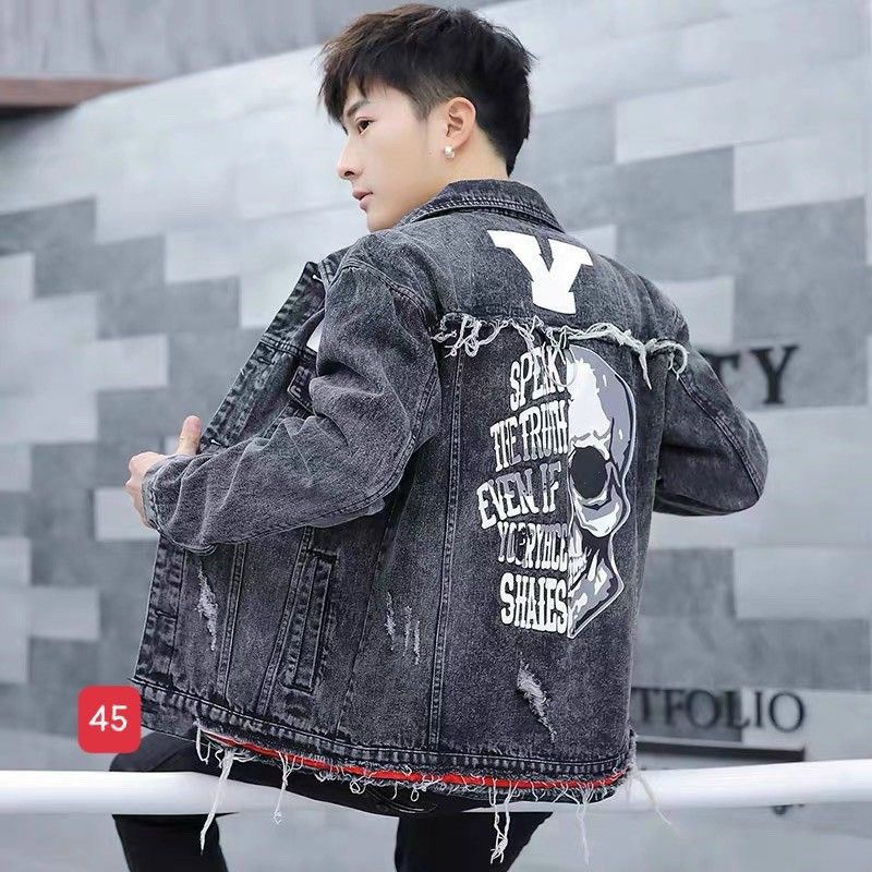 9 mẫu áo khoác jean nam cao cấp trẻ trung dễ phối đồ Fashion năm 2020 hàng chuẩn shop VNXK bao đẹp chất lượng.