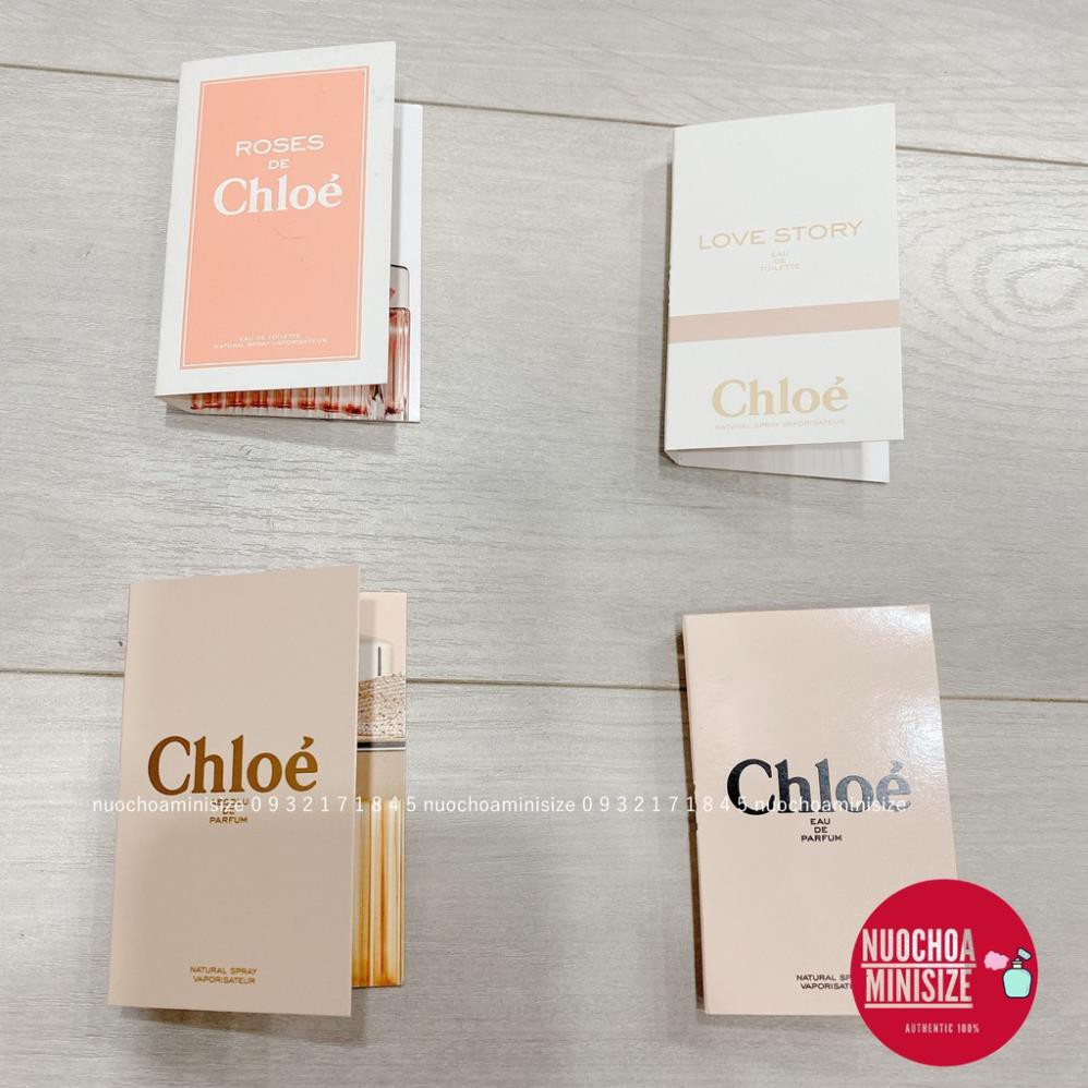 ❤ Vial Nước Hoa Mini Chloe Nomade - Chloé Rose - Love Story - Absolu - EDP 1.2ml 4ml