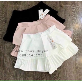 chân váy dập ly bigsize
