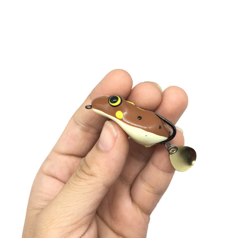 Mồi nhái mềm V3 câu lure cá lóc Thái Lan cực nhạy - Mồi nhái hơi frog toon V3 câu cá lóc đồng, cá lóc bông