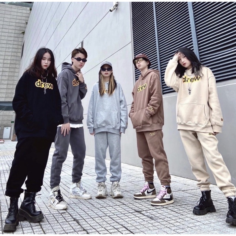 Bộ nỉ cotton drew TT12