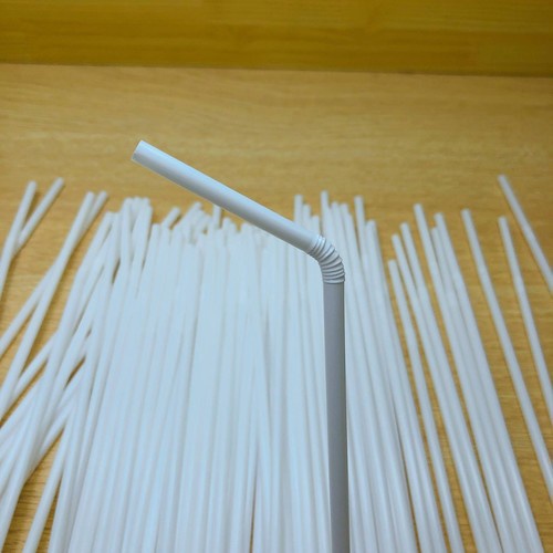 1 bịch ống hút nhựa cong phi 6