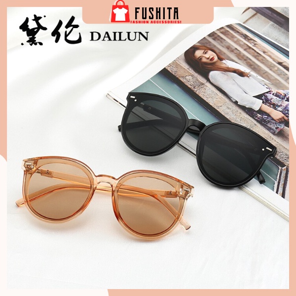 Kính thời trang nữ dáng mắt tròn thanh lịch phong cách Hàn quốc