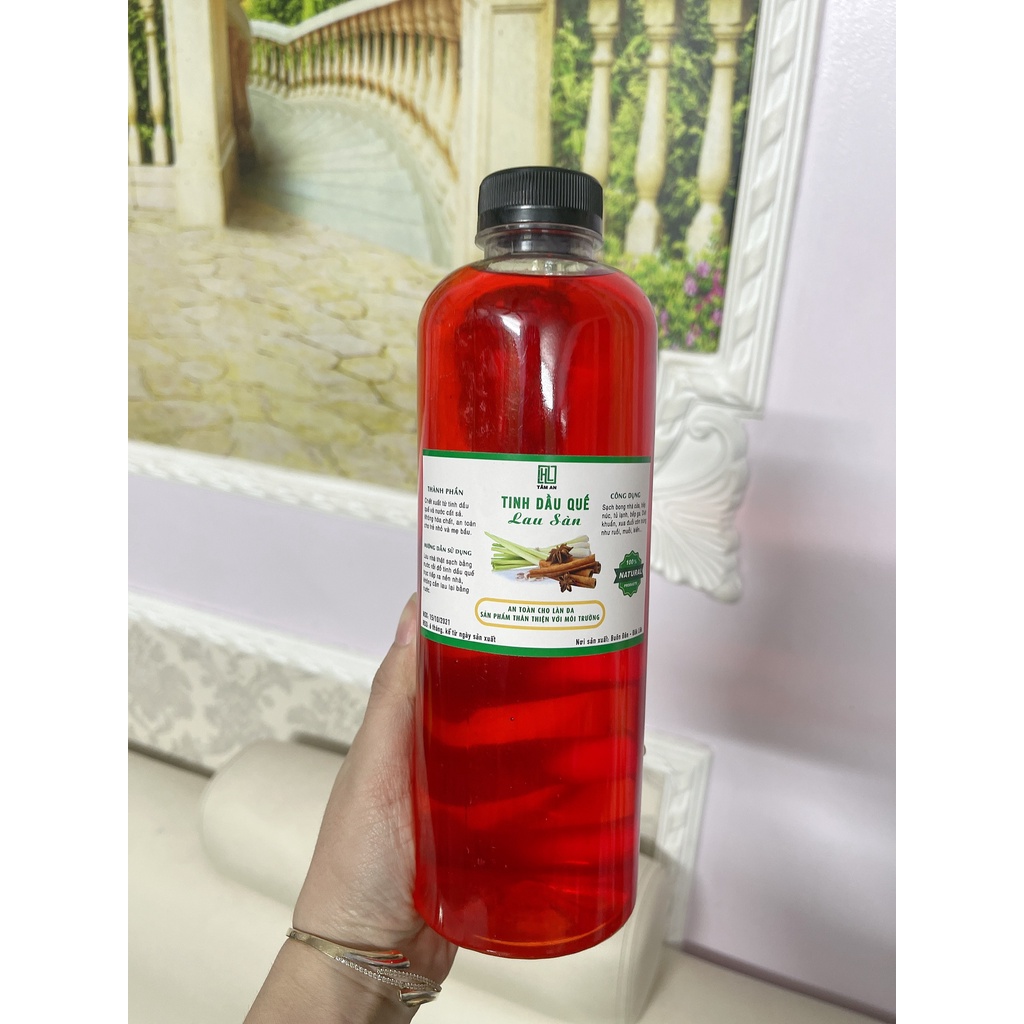 Nước lau sàn tinh dầu quế, tinh dầu lau sàn thơm phòng 1000ml