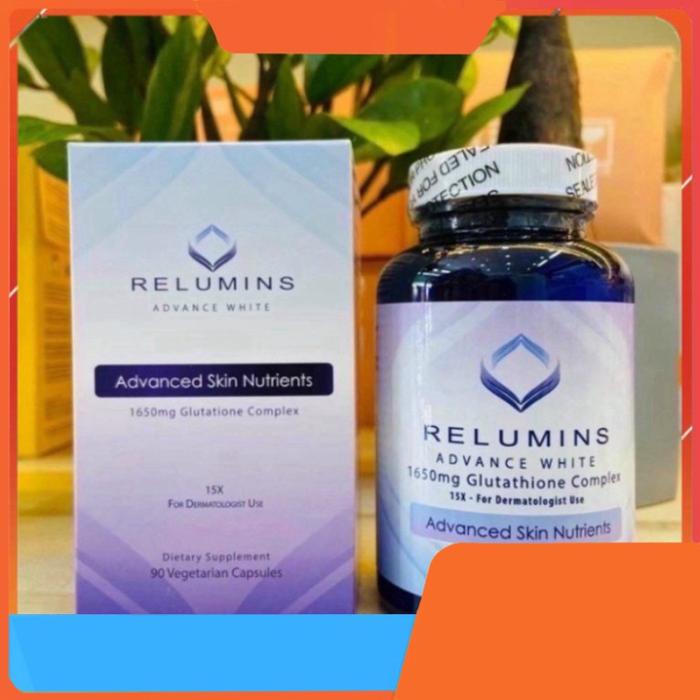 SIÊU TIẾT KIỆM Viên Uống Trắng Da Relumins Advance White 1650mg 90viên chính hãng Mỹ SIÊU TIẾT KIỆM