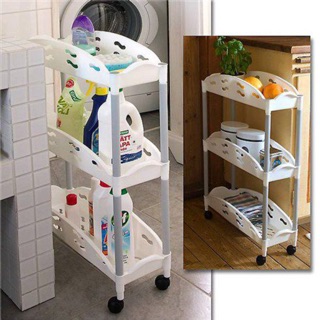 Kệ 3 tầng có bánh xe Tashuan - Quý Phu Nhân TS 579