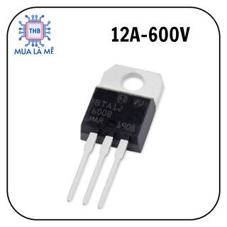 Triac BTA12 12A-600B 12A 600V (3 chiếc)