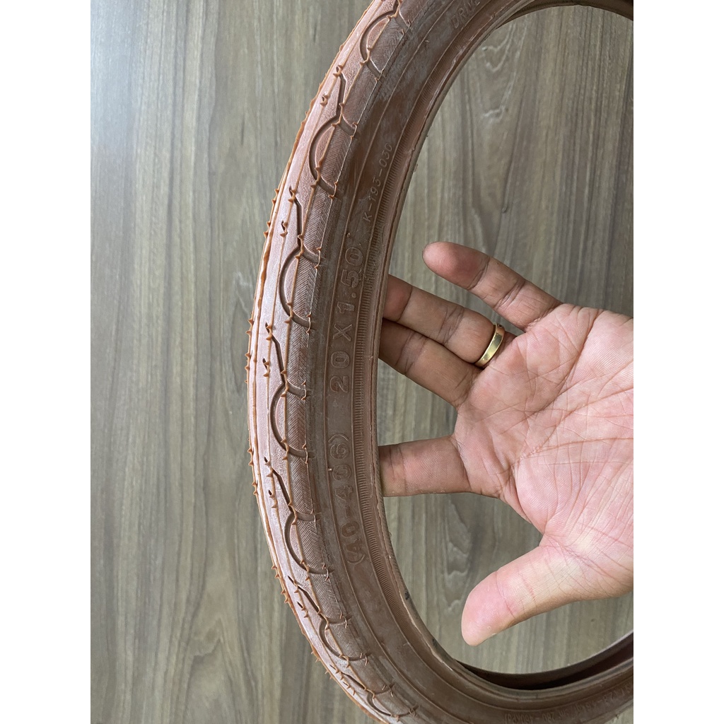 Lốp xe đạp 20inch Kenda 406 20x1.5, 20x1.75 nhiều màu