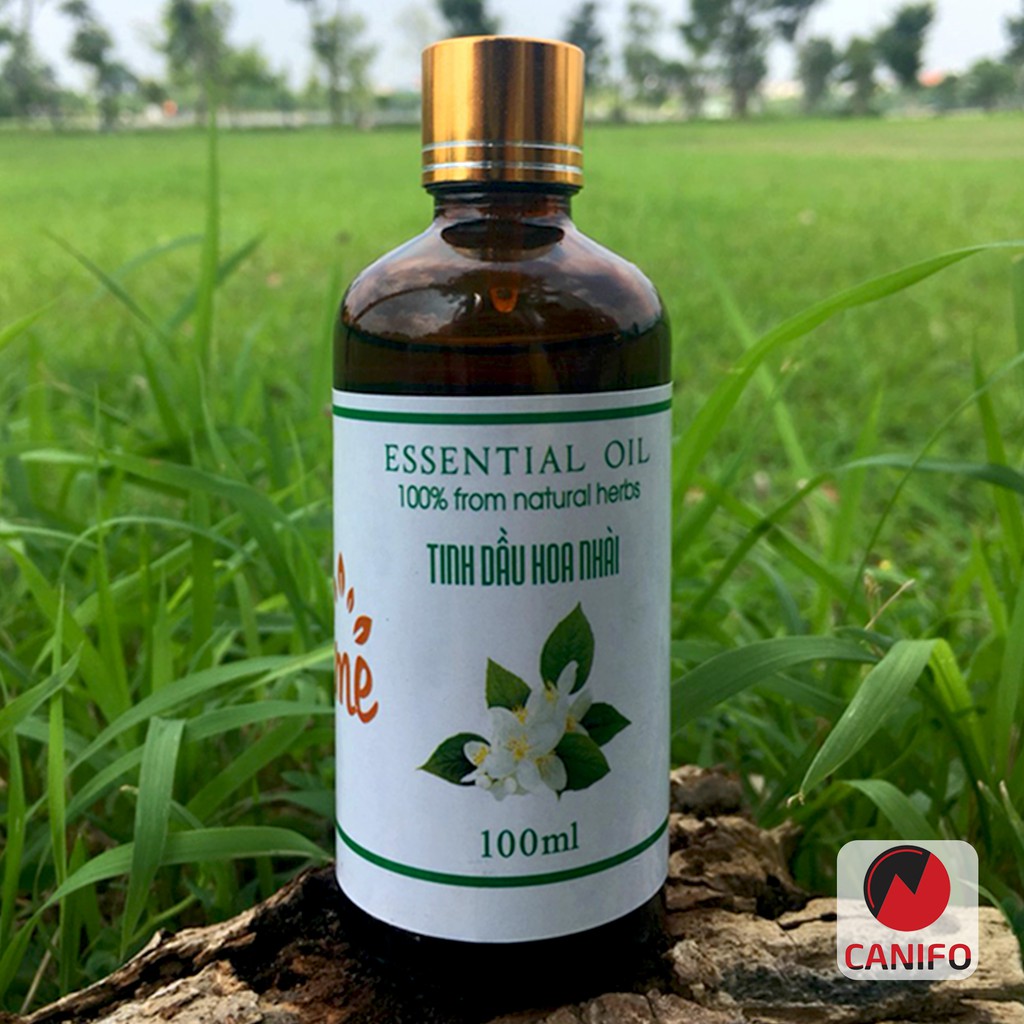 (100ML) Tinh Dầu Hoa Nhài CANIFO  Organic  - Hàng Chính Hãng, Hoa Lài Xông Thơm Phòng, Mùi đậm đặc