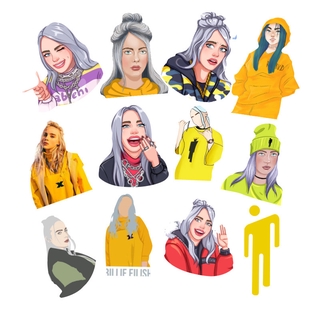 Set 53 Miếng Dán Graffiti Chống Thấm Nước Trang Trí Đa Năng