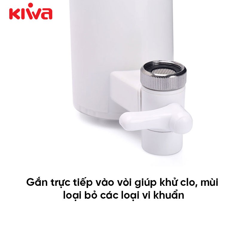 Bộ đầu lọc nước Kiwa KW-FF10C, Máy lọc nước tự động tại vòi bảo hành chính hãng 12 tháng