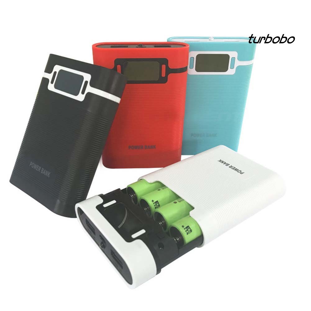 Hộp Đựng Pin Sạc Dự Phòng 18650 Diy thiết kế 4 ngăn tiện lợi