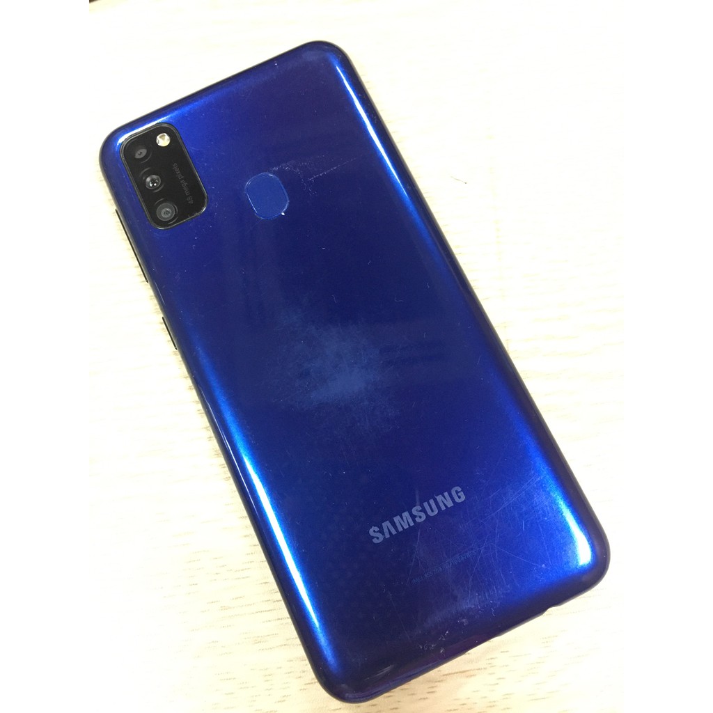 Điện thoại Samsung M21 [Màn to - giá sinh viên] [Chạy cực nhanh] màu xanh RAM 4GB bộ nhớ 64GB