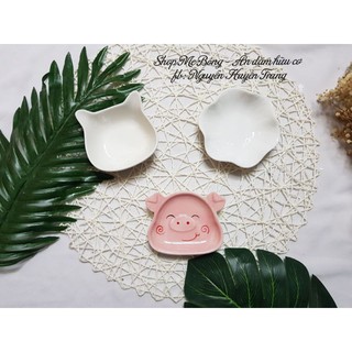 Bát tiểu miu - đĩa heo - bát lá sen