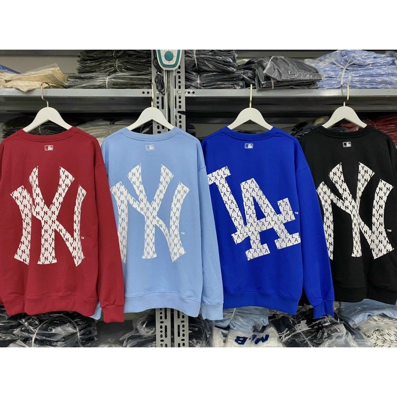 Áo nỉ Mlb mono bag big logo sweatshirt dài tay