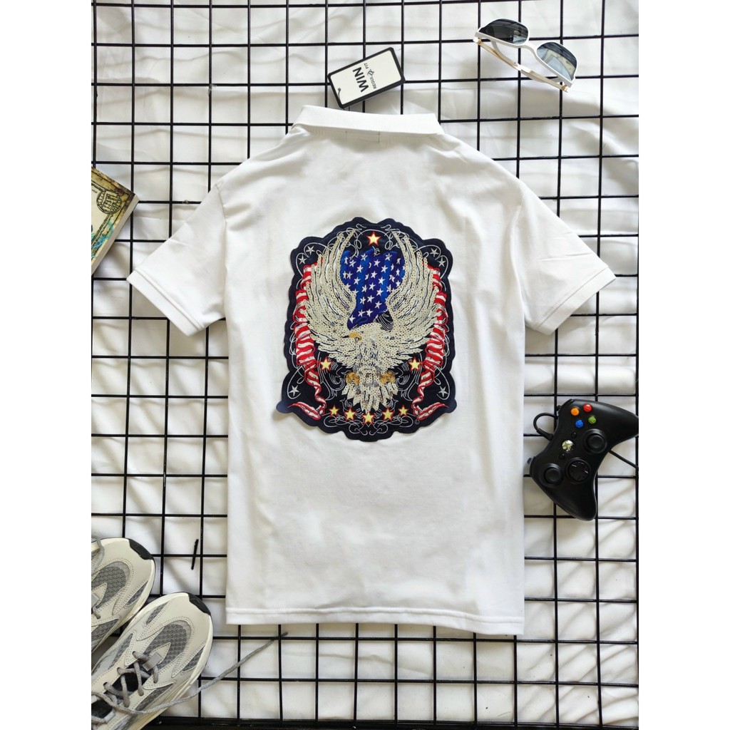 KT Store - Áo thun Nam có cổ polo cao cấp, thêu hoạ tiết KIM SA sang trọng, PC ấn tượng | BigBuy360 - bigbuy360.vn