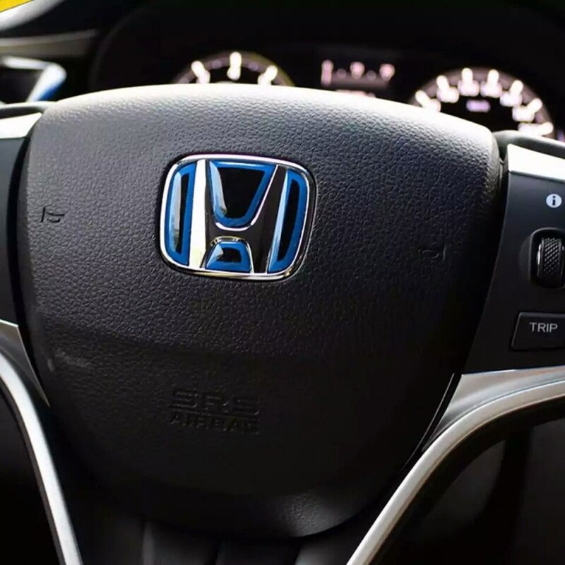 Bộ 4 Miếng Dán In Họa Tiết Sợi Carbon Trang Trí Vô Lăng Cho Honda civic CRV accord 2003 2007 2020