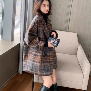 Áo blazer dạ kẻ