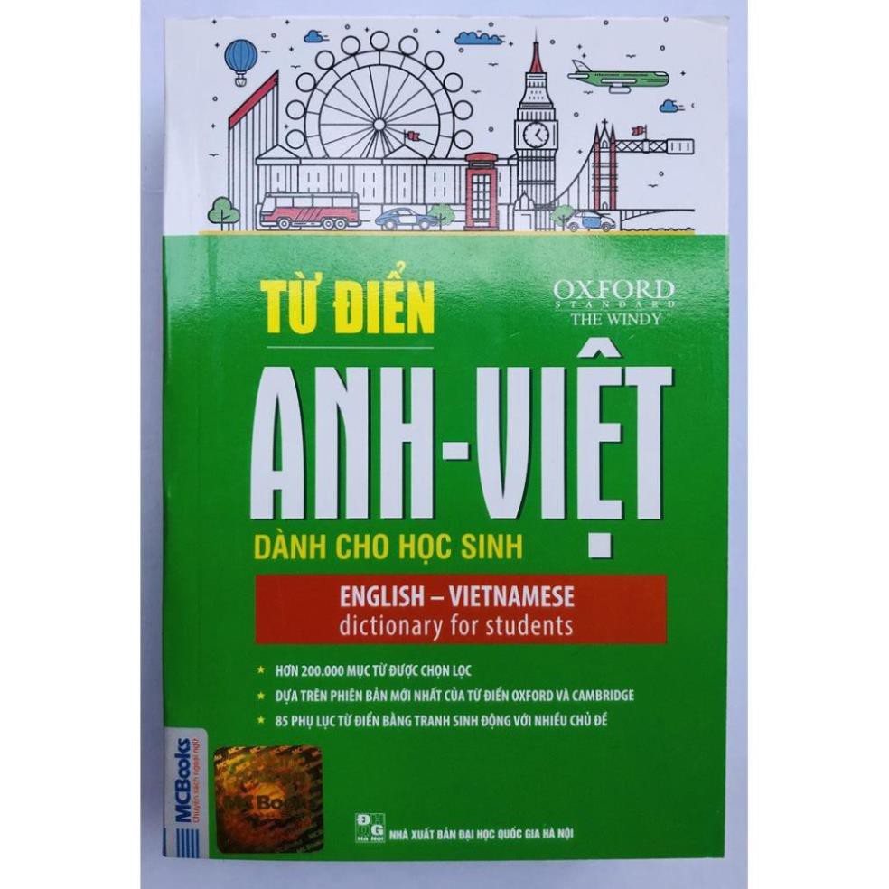 Sách - Từ điển Anh Việt dành cho học sinh (2020) [MCBOOKS]