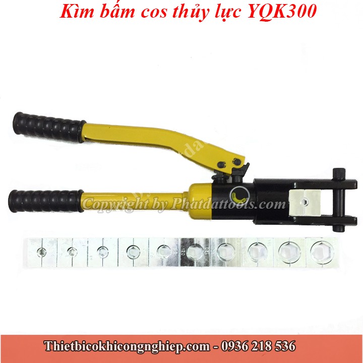 Kìm bấm cốt thủy lực YQK300