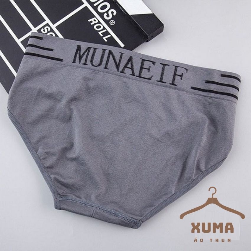 [ FREE SHIP ] Quần xì quần lót nam munifa chéo cao cấp thoáng khí 4 chiều chất liêu cotton xuma 45-80kg