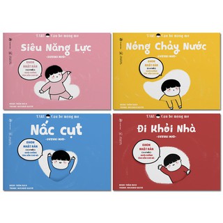 Sách Ehon - Taku Cậu Bé Mộng Mơ - Cho bé 2 - 8 tuổi (Combo 4 cuốn)