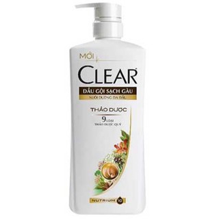 Dầu gội clear sạch gàu thảo dược 650g