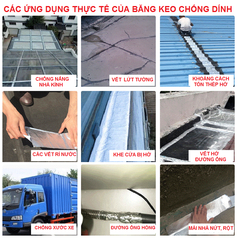 BĂNG KEO CHỐNG THẤM SIÊU DÍNH LOẠI 5 MÉT ngang 5cm