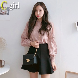 Áo ren tay bồng (ảnh thật, clip mặc thật)