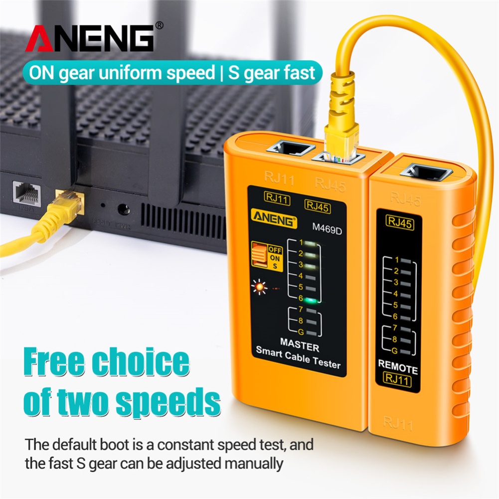 Sẵn Sàng✅Các Mạng Cáp Công Cụ Test RJ45 RJ11 LAN Dây Đa Năng Ethernet Cáp