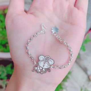 Lắc tay lắc chân bạc ta cho bé hình con giáp theo yêu cầu