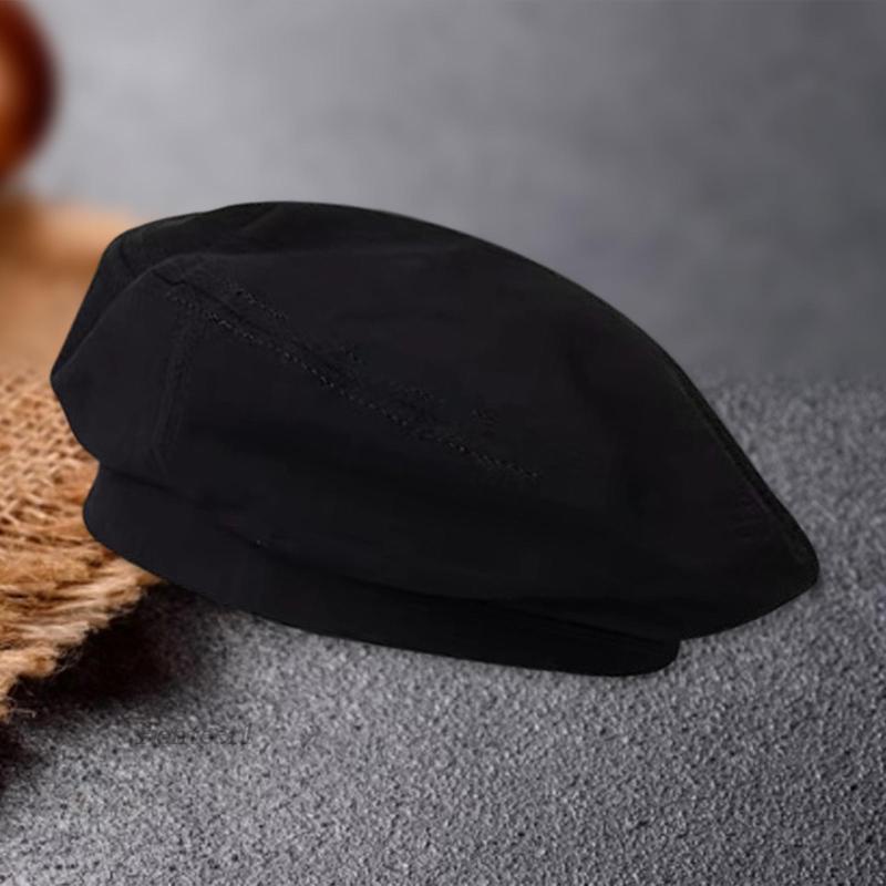 Mũ nồi màu trơn kiểu dáng đơn giản thời trang thanh lịch cho nam nữ