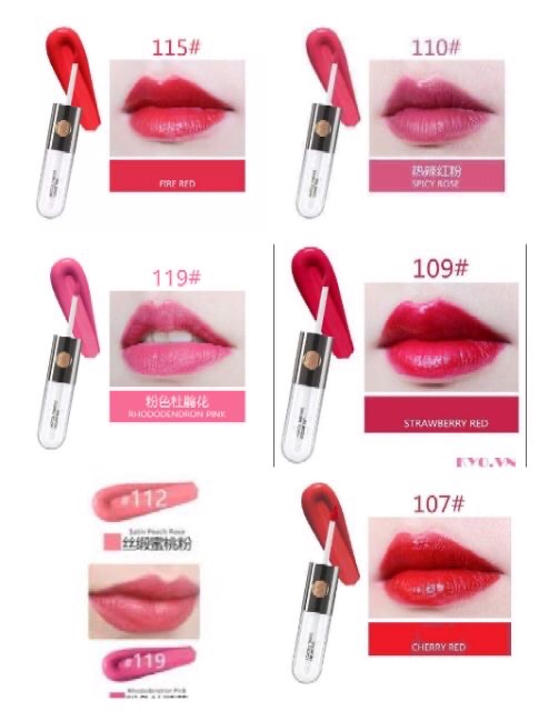 Son kiko double touch 2 đầu, 1 đầu dưỡng, 1 đầu son màu xinh xắn