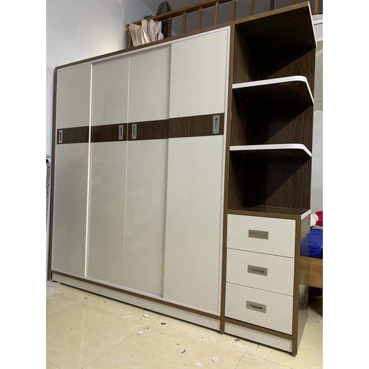 Tủ quần áo nhựa Đài Loan 5 cánh lùa – Nội thất Thành Công