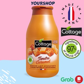 Sữa tắm Cottage 250ml - Hương Caramel - Chính Hãng Pháp