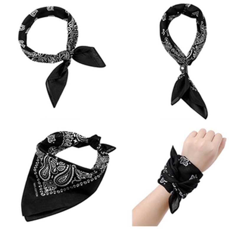 Khăn choàng cổ thể thao in họa tiết hoa hai mặt phong cách hip hop thời trang cho nam và nữ