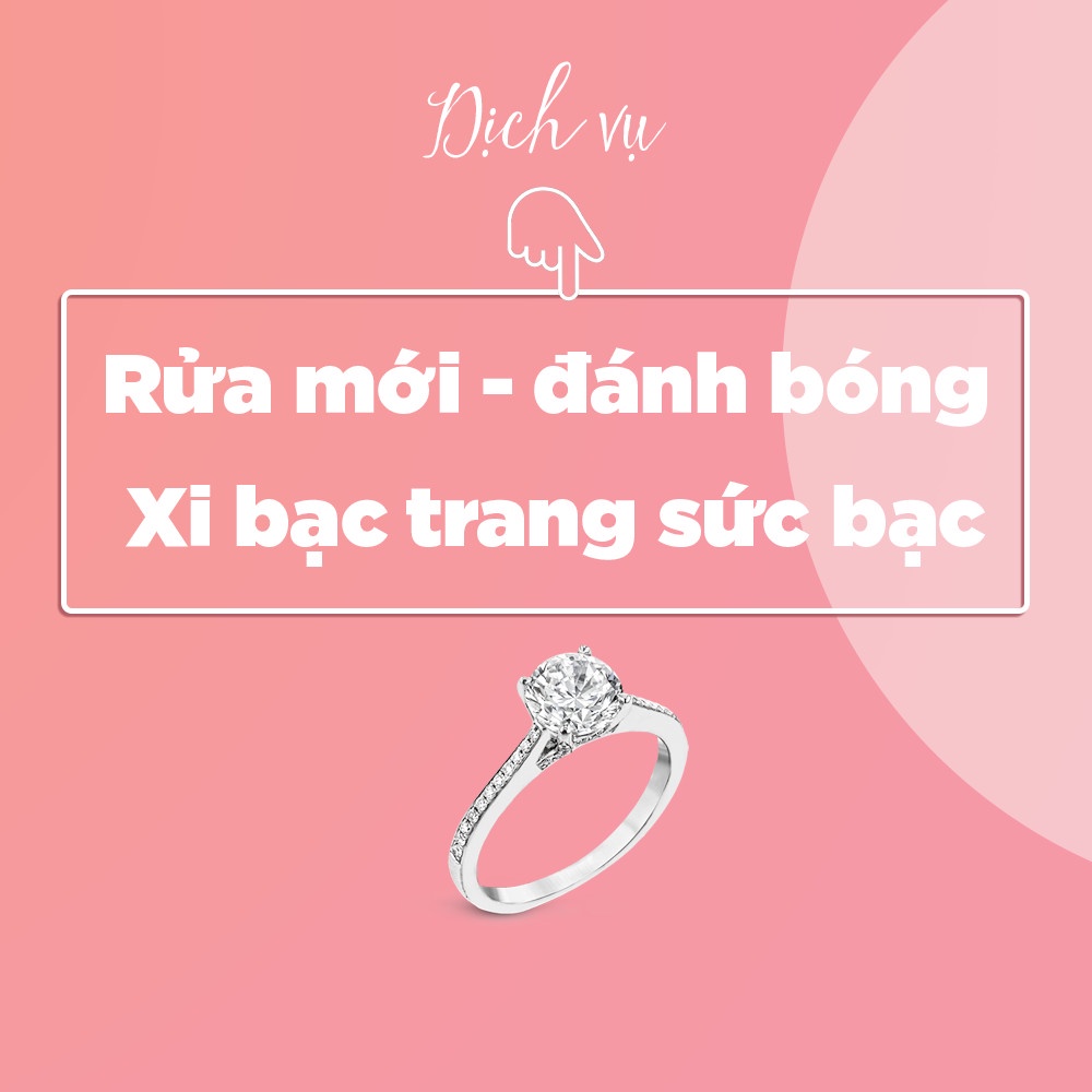 Dịch vụ xi Kim xi bạc rửa mới đánh bóng nữ trang cắt chỉnh sửa ni size trang sức bạc | MiASJ Mi.A Trang sức bạc