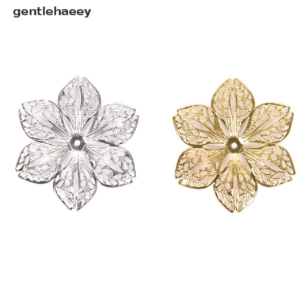 Set 50 phụ kiện làm đồ trang sức thủ công hình bông hoa DIY