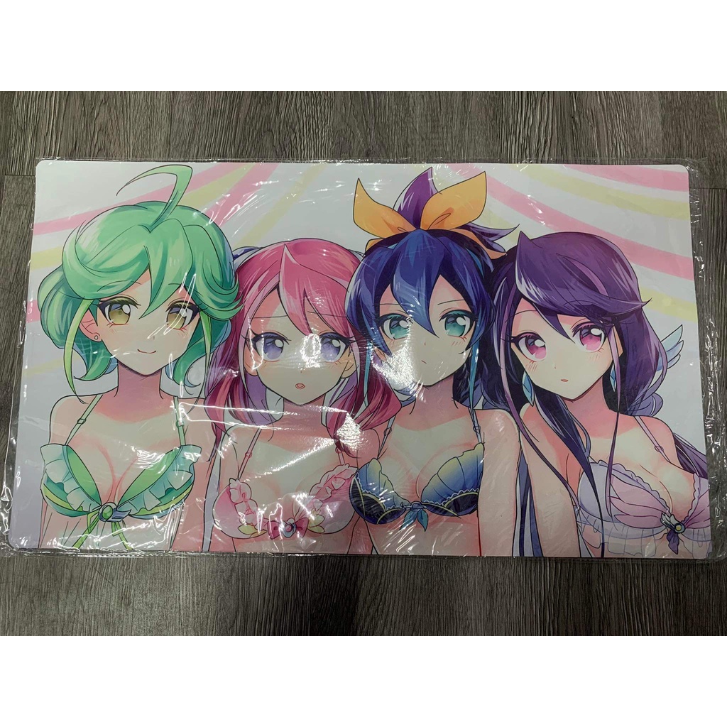 [ Dưa Hấu Yugioh ] Bàn Đấu Bài Playmat Yugioh Yuzu Ruri Serena Rin dùng để chơi card game