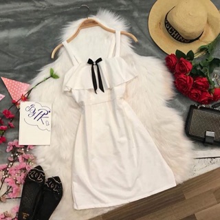 Đầm 2 dây hình chụp thật